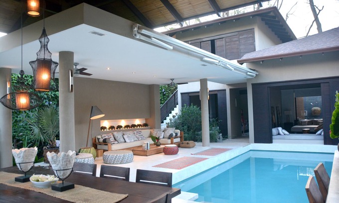 Playa Hermosa Cobano Villa | Casas de Agua -Villa Agua Clara- Maison de créateurs. Marche dist. à la plage.