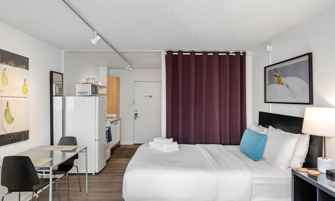 Brookwood Appartement | Cool Studio Classique (B) - Ménage hebdomadaire avec changement de linge