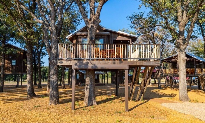 Elm Mott Location De VR | Cedar Waxwing Treehouse(15 MIN to Magnolia/Baylor)