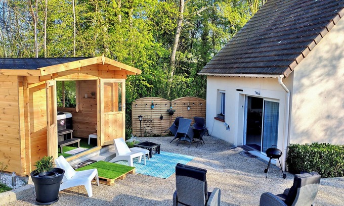 Blaru Maison | Celies Country Cottage proche de Giverny et son jacuzzi pour la détente