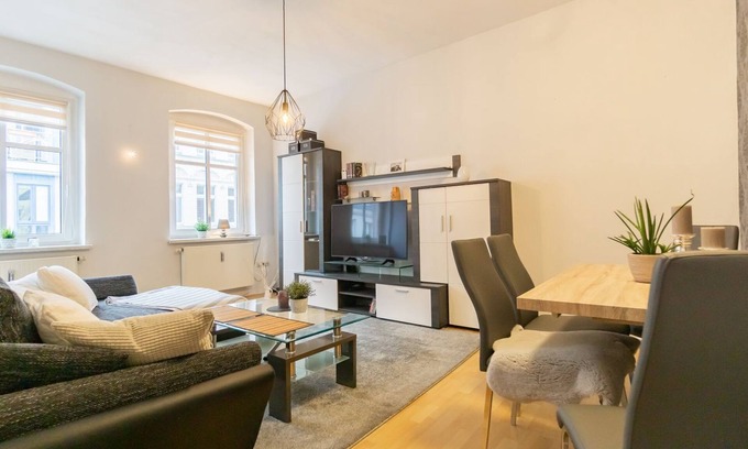 Cottbus Appartement | *Central 50m2 Kitchen Washer Netflix Parking