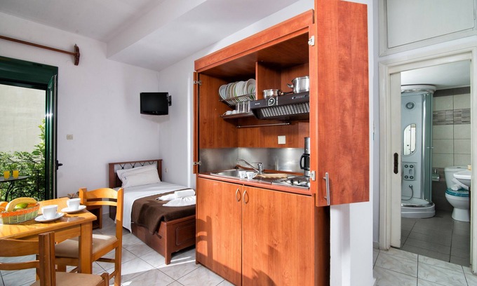 Limenas Chersonisou Appartement | Appartement central avec douche hydromassante