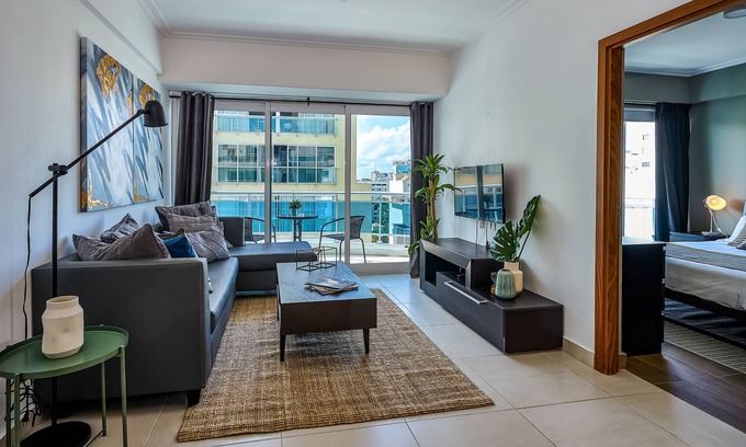 Lope De Vega Appartement | Central Park -9A · Penthouse de Central Park | Près du centre commercial Agora