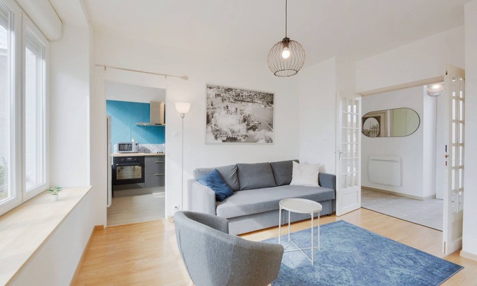 Haussonville-Blandan-Mon Desert-Saurupt Appartement | Certified 4* apartment with parking at 2 min walk from Nancy Thermal