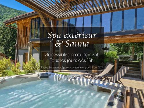 Le Petit-Bornand-les-Glieres Chalet De Ski | CHALET 1703 - Refuge Alpin avec Spa & Sauna - l'esprit maison au Coeur des Alpes - Adults Only