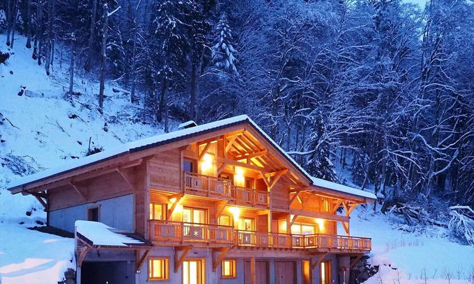 Araches-la-Frasse Chalet De Ski | Chalet Arpitan - vue panoramique - les Carroz Grand Massif