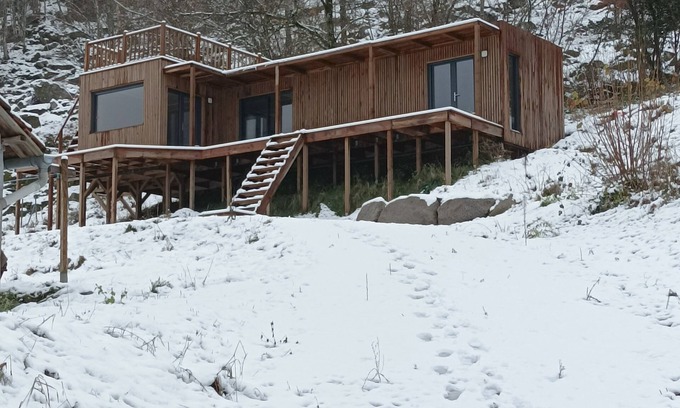 Cornimont Chalet De Ski | Chalet 'Massassi Plaza' avec vue sur les montagnes, Wi-Fi et climatisation