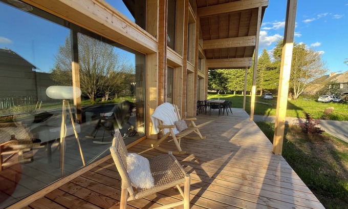 Saint-Sauveur-Camprieu Chalet De Ski | Chalet bois cœur Cévennes
