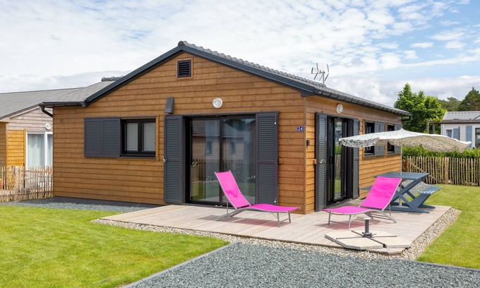 Plobannalec-Lesconil Chalet De Ski | Chalet 'Bois À 2kms De La Plage' avec Terrasse Privée et Jardin Privé