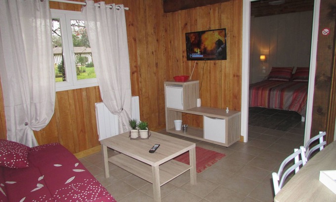 Luglon Maison | Chalet bois au coeur de la forêt des landes