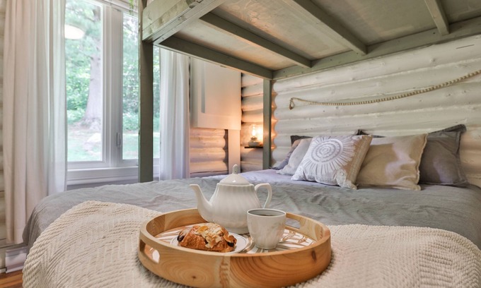 Saint-Alphonse-Rodriguez Cabine | Chalet Le Arbor - Bord de L'eau - Nature - Foyer