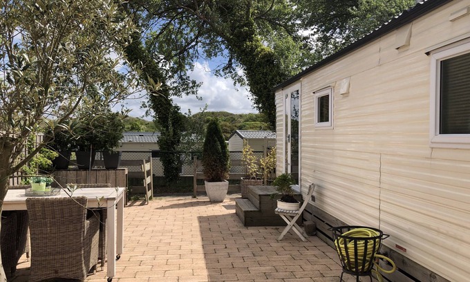 IJmuiden Chalet De Ski | chalet / caravane De Duinpan à IJmuiden près de Zandvoort Amsterdam et Haarlem