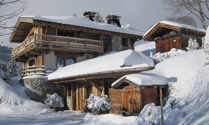 Megeve Chalet De Ski | Chalet Cocoon, face au Mont Blanc