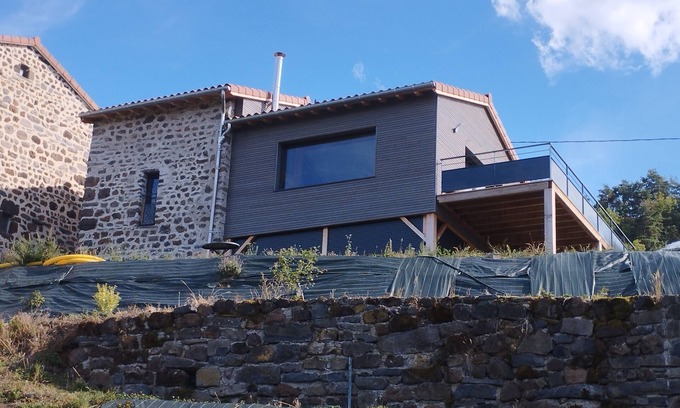 Lantriac Maison | Chalet D'architecte Avec vue Panoramique