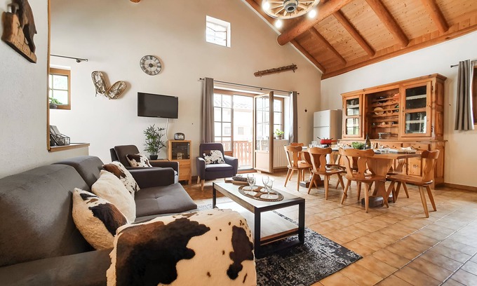 Val Cenis Chalet De Ski | Chalet "Eterlou" avec vue sur les montagnes, balcon et Wi-Fi