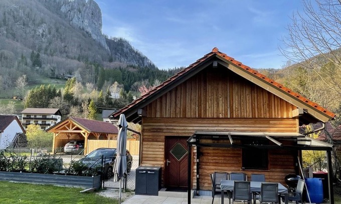 Steyrling Maison | Chalet Falkenstein - Ferienhaus, Dusche, WC, Ruhig