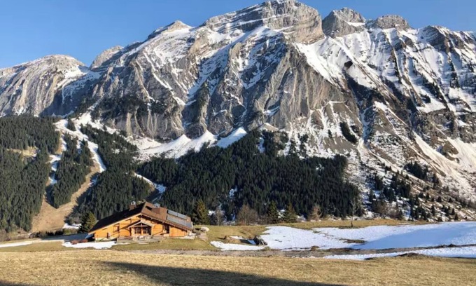 Mont-Saxonnex Chalet De Ski | Chalet 'Grand - Coeur De La Montagne' avec vue sur les montagnes, terrasse privée et Wi-Fi