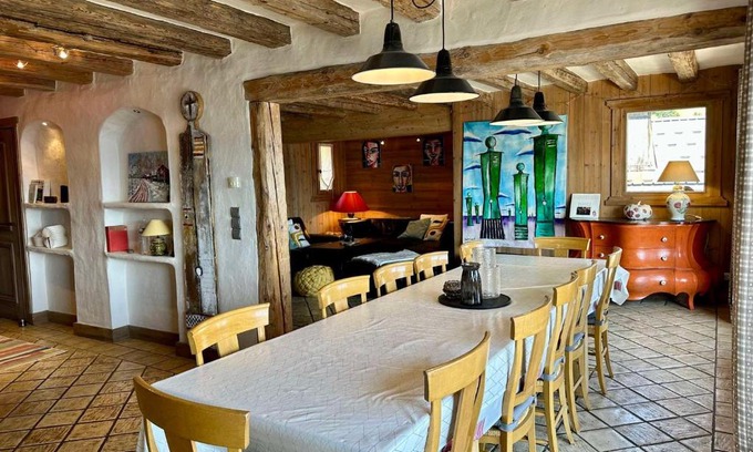 Bisanne 1500 Chalet De Ski | Chalet haut de gamme 5 chambres avec hammam, proche des pistes - FR-1-293-211