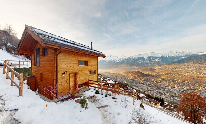 Vex Chalet De Ski | Chalet en Les Agettes con terraza