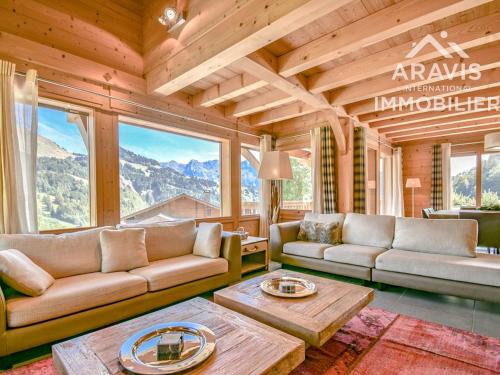 Le Grand-Bornand Chalet De Ski | Chalet indépendant 4* pour 8 pers, 4 chambres, cheminée, cuisine équipée, Wifi, parking - FR-1-391-8