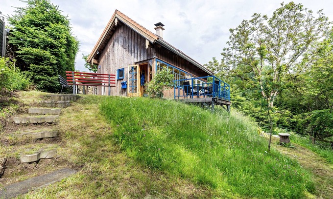 Hohnstein Maison | Chalet 'Kletterhütte Sächsische Schweiz' avec terrasse privée et Wi-Fi