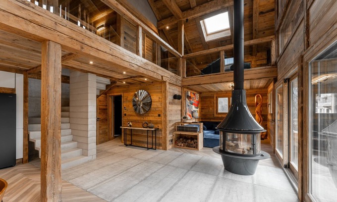 Abondance Chalet De Ski | Chalet Grand Millésime, magnifique chalet avec Piscine intérieure et vue sur les montagnes