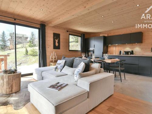 Le Grand-Bornand Chalet De Ski | Chalet Mitoyen Luxueux 8 Pers, 3 Chambres Confortables pour une Escapade Alpestre Inoubliable - FR-1-391-168