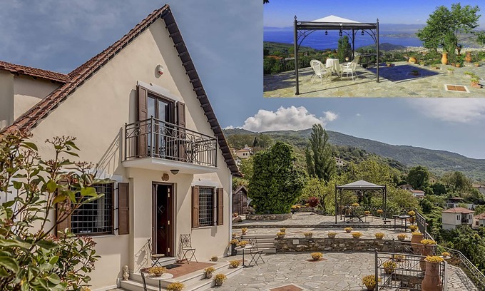 Portaria Chalet De Ski | Chalet Orfeas -Portaria | magic View, Garden 1000m2 , jacuzzi