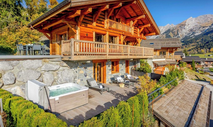 La Clusaz Chalet De Ski | Chalet Stellaone - séjour alpin pour 12 avec spa et panorama - OVO Network