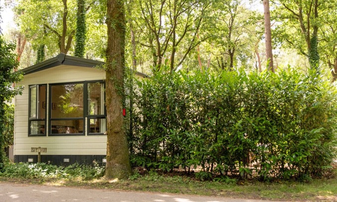 Bosgebied Hoenderloo Chalet De Ski | Chalet, with 2 steps in the woods | Veluwe | Kids.