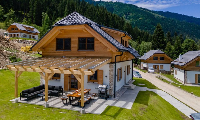 Donnersbachwald Chalet De Ski | Chalet avec terrasse couverte, sauna et spa