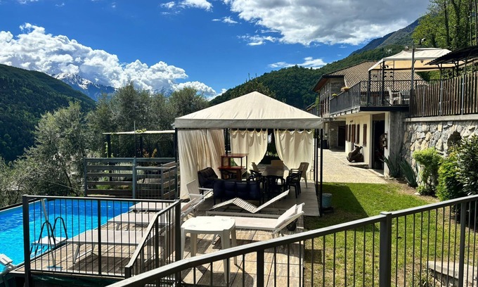 Ardenno Chalet De Ski | CHALET HUT AVEC PISCINE