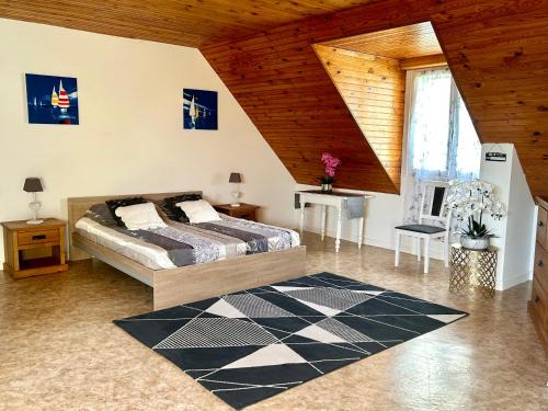 Cleguerec Maison | Chambre avec cuisine à la campagne au calme