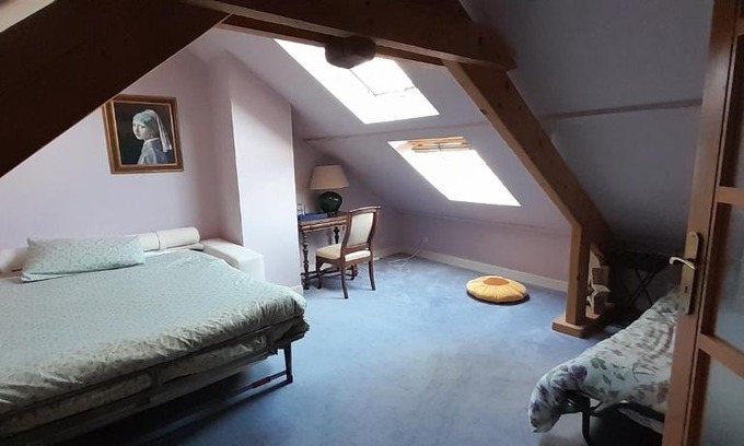 Chailly-en-Biere Maison | Chambre cozy