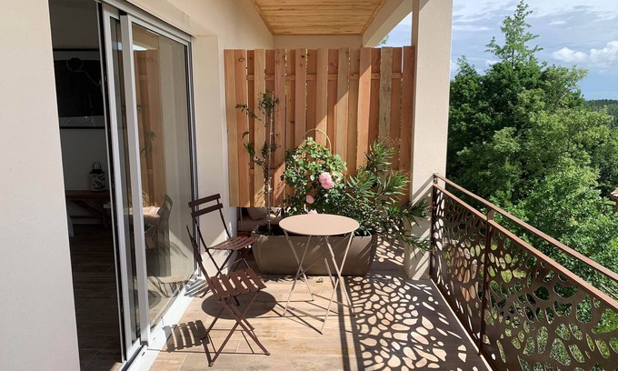 Labastide-Marnhac Villa | Chambre d'Hôtes Coriandre 2 personnes