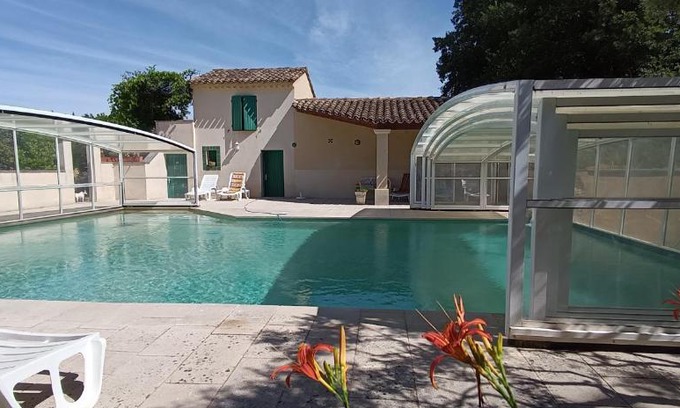 Saint-Romain-en-Viennois Maison | Chambre d'hôtes indépendante avec piscine proche de Vaison-la-Romaine