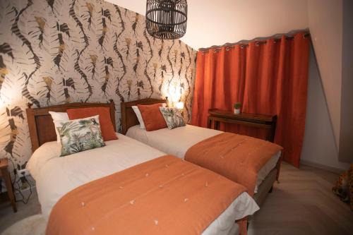 Rochecorbon Maison | Chambre Jungle dans maison d'hote "Le Petit Clouet"- Rochecorbon