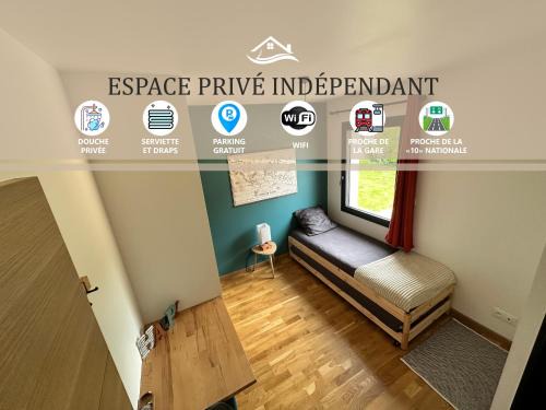 Gond-Pontouvre Maison | Chambre privée au calme - Proche gare - Parking gratuit