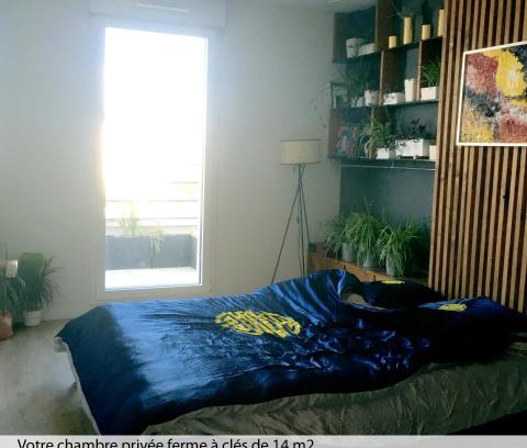 Petit-Colombes Maison | Chambre privée dans un roof-top unique vue 360°