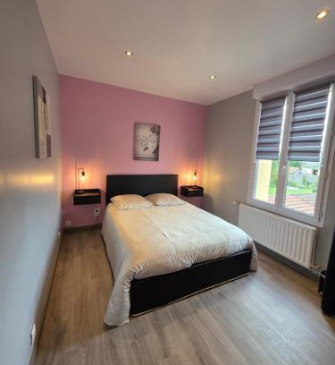 Bracquemont Maison | Chambre Rêve en Rose - WIFI - TV
