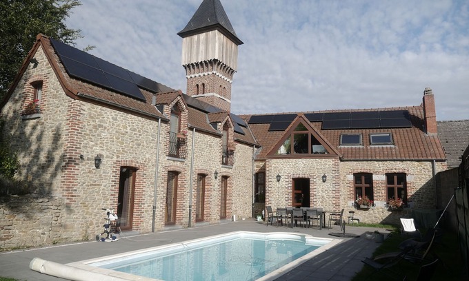 Roucourt Cottage | Maison de caractère avec piscine chauffée privée sans vis-à-vis et jacuzzi