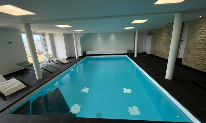 Guiler-sur-Goyen Maison | Charlotte ty-touz, gîte avec piscine intérieure,chauffée et privative