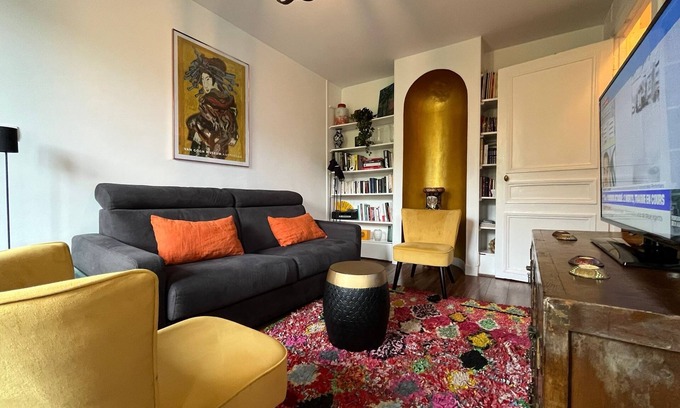 Quartier de la Roquette Appartement | Charm & Comfort in Bastille - Just Like Home