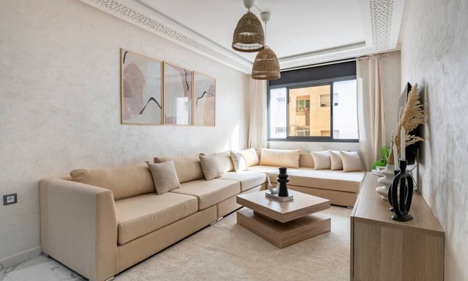L'Ocean Appartement | Charmant 1 chambre salon/ 5min gare Rabat ville