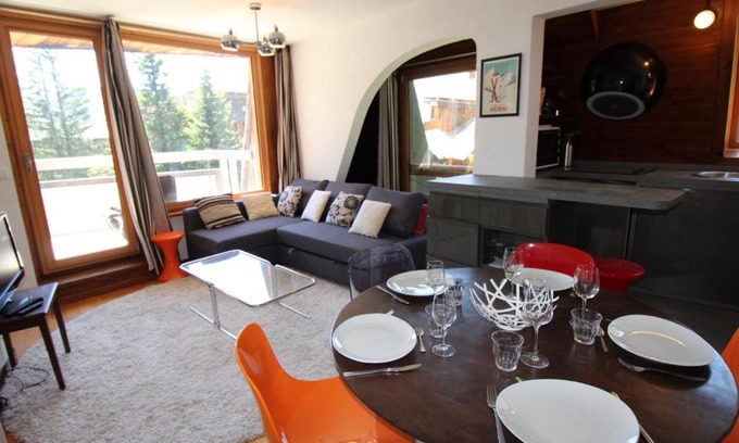 Avoriaz Appartement | Charmant appart 6 pers, 2 pièces + cabine à Avoriaz, balcon, wifi, tout équipé - FR-1-633-66