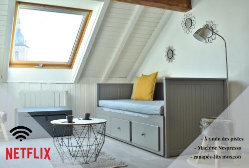 Mouthe Appartement | Charmant studio, le petit gris des montagnes