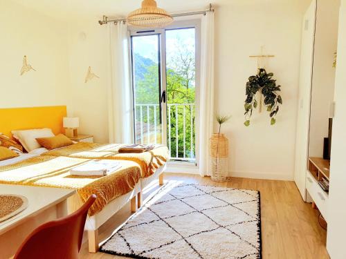 Digne-les-Bains Appartement | Charmant studio vue montagne
