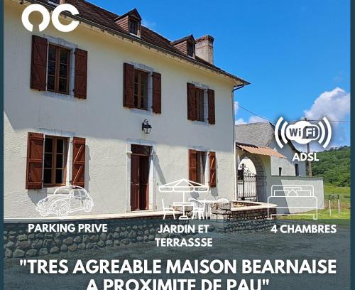 Aubertin Maison | Charmante maison - Terrasse, Piscine - Près de Pau