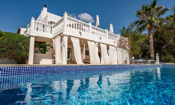 Sant Antoni de Portmany Maison | Maison de vacances 'Can Paradís' avec vue sur la mer, Wi-Fi et climatisation