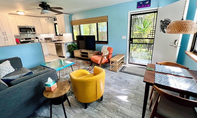 Kapoho Appartement | Charming 1-bedroom ground floor Ohana apartment in lovely Pāhoa with WiFi